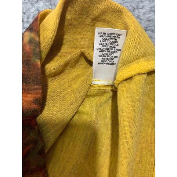 Women's Small (S) Cato Wearble Art Blouse Colorful Artistic Vibrant Short Sleeve - Picture 5 of 10